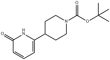 tert-butyl 4-(6-hydroxypyridin-2-yl)piperidine-1-carboxylate Structure