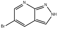 5-Bromo-2H-pyrazolo[3,4-b]pyridine 구조식 이미지