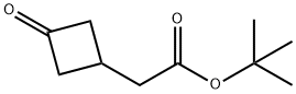 tert-butyl 2-(3-oxocyclobutyl)acetate Structure