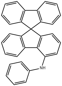 9,9'-Spirobi[9H-fluoren]-4-amine, N-phenyl- Structure