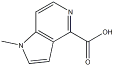 1-methyl-1H-pyrrolo[3,2-c]pyridine-4-carboxylic acid Structure