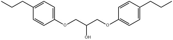 1,3-bis(4-n-propylphenoxy)-2-propanol 구조식 이미지