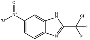 2-[Chloro(difluoro)methyl]-6-nitro-1H-benzimidazole Structure