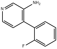 4-(2-FLUOROPHENYL)PYRIDIN-3-AMINE Structure