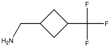 [3-(trifluoromethyl)cyclobutyl]methanamine Structure