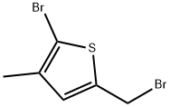 2-bromo-5-(bromomethyl)-3-methylthiophene Structure