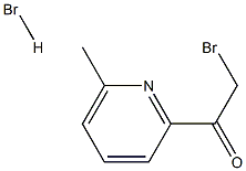 2-bromo-1-(6-methyl-pyridin-2-yl)-ethanone hydrobromide Structure