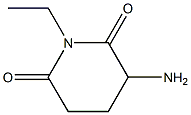 3-amino-1-ethylpiperidine-2,6-dione Structure