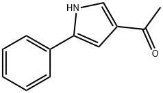 Ethanone, 1-(5-phenyl-1H-pyrrol-3-yl)- Structure