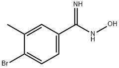 4-Bromo-N-hydroxy-3-methylbenzamidine 구조식 이미지