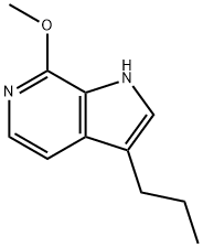 1H-Pyrrolo[2,3-c]pyridine, 7-methoxy-3-propyl- 구조식 이미지