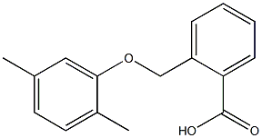 Benzoic acid, 2-[(2,5-dimethylphenoxy)methyl]- Structure