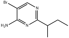 4-Amino-5-bromo-2-(sec-butyl)pyrimidine 구조식 이미지