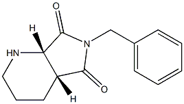 1H-Pyrrolo[3,4-b]pyridine-5,7(2H,6H)-dione, tetrahydro-6-(phenylmethyl)-, (4aR,7aS)- Structure