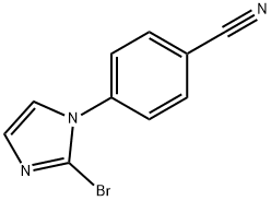 4-(2-bromo-1H-imidazol-1-yl)benzonitrile 구조식 이미지