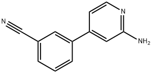 2-Amino-4-(3-cyanophenyl)pyridine 구조식 이미지