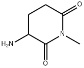 3-amino-1-methylpiperidine-2,6-dione Structure