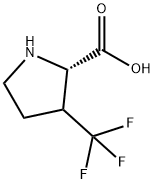 3-(trifluoromethyl)pyrrolidine-2-carboxylic acid Structure