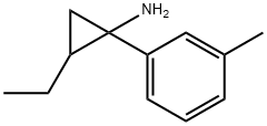 2-ethyl-1-(3-methylphenyl)cyclopropan-1-amine 구조식 이미지