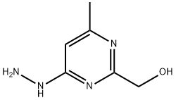 (4-hydrazinyl-6-methylpyrimidin-2-yl)methanol Structure