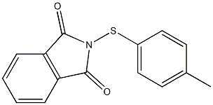 1H-Isoindole-1,3(2H)-dione,2-[(4-methylphenyl)thio]- Structure