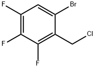 1-bromo-2-(chloromethyl)-3,4,5-trifluorobenzene Structure