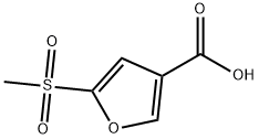 5-methanesulfonylfuran-3-carboxylic acid 구조식 이미지