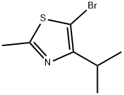 5-Bromo-2-methyl-4-(iso-propyl)thiazole 구조식 이미지