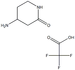 4-aminopiperidin-2-one trifluoroacetate Structure