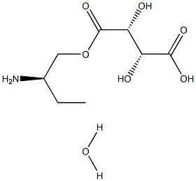 (2R)-2-aminobutan-1-ol L-tartrate monohydrate Structure