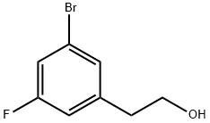 Benzeneethanol, 3-bromo-5-fluoro- Structure