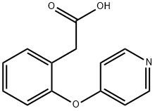 2-(2-(pyridin-4-yloxy)phenyl)acetic acid 구조식 이미지