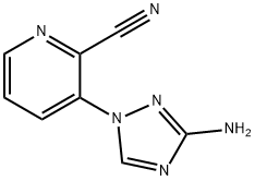 3-(3-amino-1H-1,2,4-triazol-1-yl)pyridine-2-carbonitrile Structure