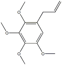 1,2,3,4-tetramethoxy-5-allylbenzene Structure