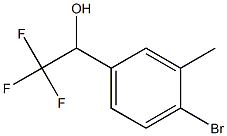 1-(4-bromo-3-methylphenyl)-2,2,2-trifluoroethan-1-ol 구조식 이미지