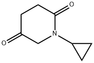 1-CYCLOPROPYL-2,5-PIPERIDINEDIONE 구조식 이미지