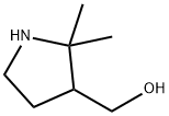 (2,2-dimethylpyrrolidin-3-yl)methanol Structure