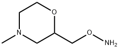 O-[(4-methylmorpholin-2-yl)methyl]hydroxylamine 구조식 이미지
