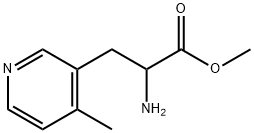 METHYL 2-AMINO-3-(4-METHYLPYRIDIN-3-YL)PROPANOATE 구조식 이미지