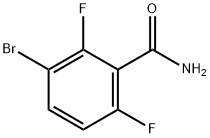 3-Bromo-2,6-difluorobenzamide 구조식 이미지