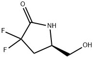 (5R)-3,3-DIFLUORO-5-(HYDROXYMETHYL)PYRROLIDIN-2-ONE Structure