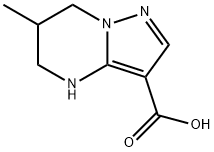 6-methyl-4H,5H,6H,7H-pyrazolo[1,5-a]pyrimidine-3-carboxylic acid 구조식 이미지