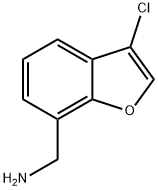 (3-chlorobenzofuran-7-yl)methanamine 구조식 이미지