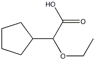 2-cyclopentyl-2-ethoxyacetic acid 구조식 이미지