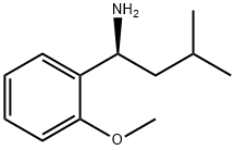 (1S)-1-(2-methoxyphenyl)-3-methylbutan-1-amine 구조식 이미지
