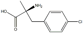 4-Chloro-a-methyl-L-phenylalanine 구조식 이미지