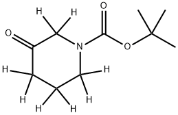 tert-butyl 3-oxopiperidine-1-carboxylate-2,2,4,4,5,5,6,6-d8 Structure