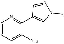 2-(1-methyl-1H-pyrazol-4-yl)pyridin-3-amine 구조식 이미지
