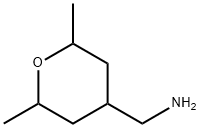 (2,6-dimethyloxan-4-yl)methanamine Structure