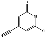 2-chloro-6-hydroxypyridine-4-carbonitrile Structure